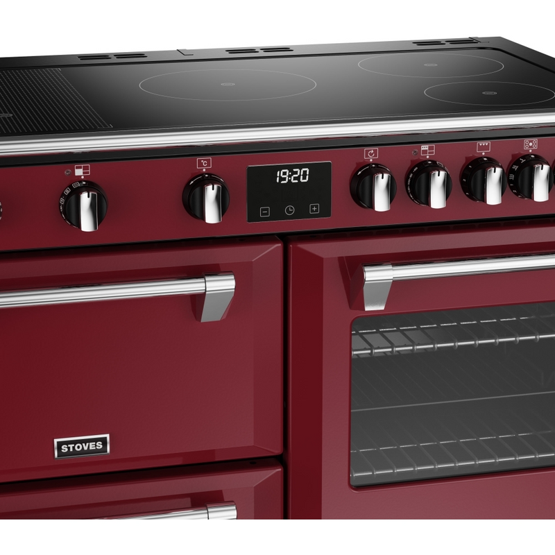 Stoves Richmond Deluxe ST DX RICH D1000Ei RTY CRE 100cm Electric Induction (Rotary Control) Range Cooker (Discontinued)