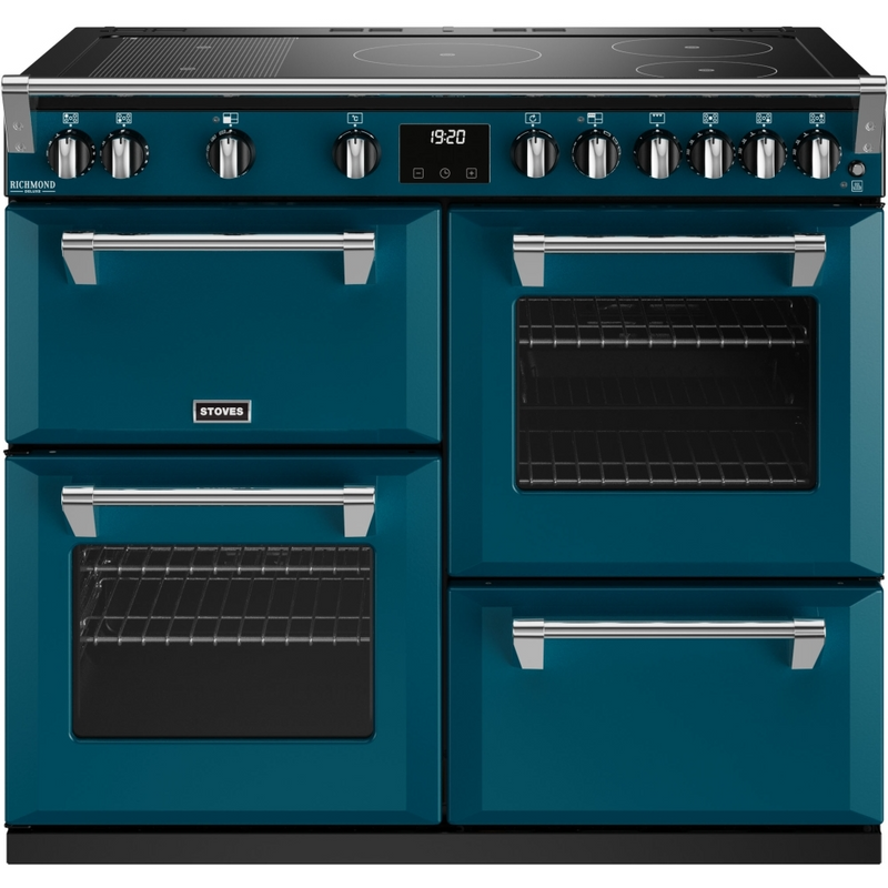 Stoves Richmond Deluxe ST DX RICH D1000Ei RTY KTE 100cm Electric Induction (Rotary Control) Range Cooker (Discontinued)