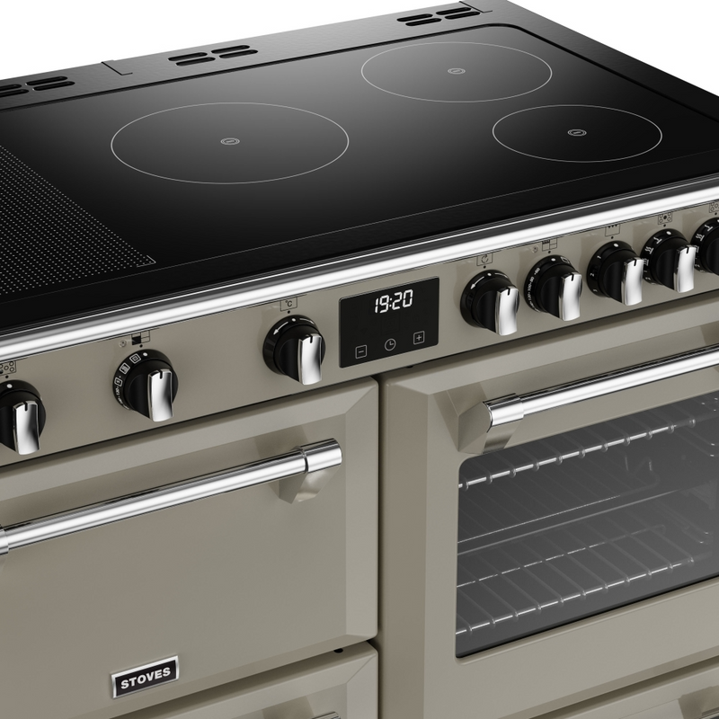 Stoves Richmond Deluxe ST DX RICH D1000Ei RTY PMU 100cm Electric Induction (Rotary Control) Range Cooker (Discontinued)