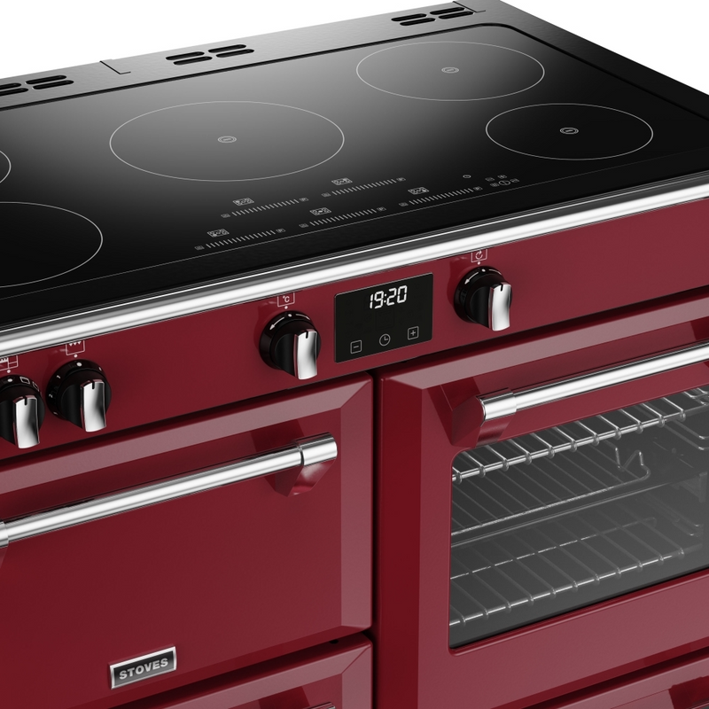 Stoves Richmond Deluxe ST DX RICH D1000Ei TCH CRE 100cm Electric Induction (Touch Control) Range Cooker (Discontinued)
