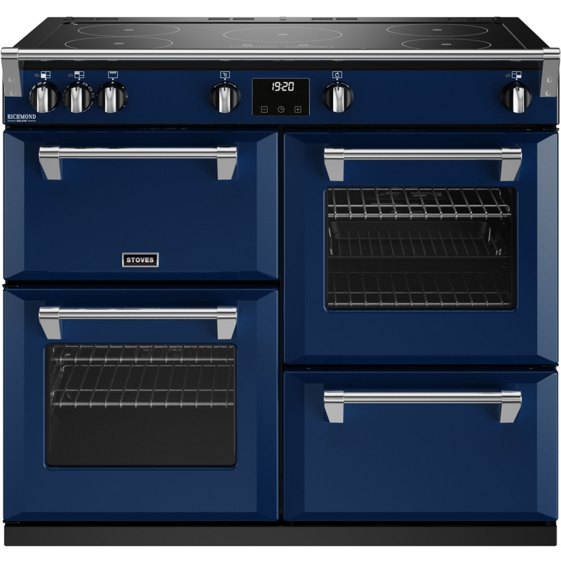 Stoves Richmond Deluxe ST DX RICH D1000Ei TCH MBL 100cm Electric Induction (Touch Control) Range Cooker (Discontinued)