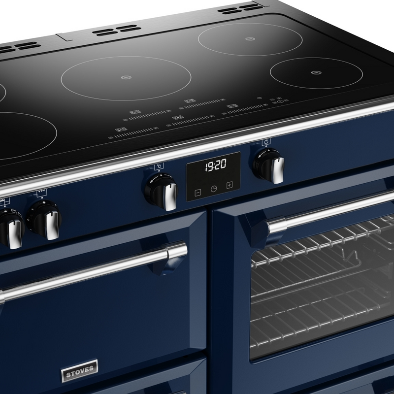 Stoves Richmond Deluxe ST DX RICH D1000Ei TCH MBL 100cm Electric Induction (Touch Control) Range Cooker (Discontinued)