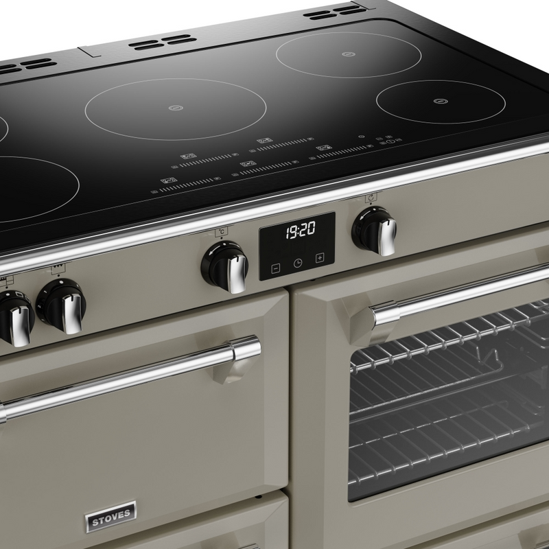 Stoves Richmond Deluxe ST DX RICH D1000Ei TCH PMU 100cm Electric Induction (Touch Control) Range Cooker (Discontinued)