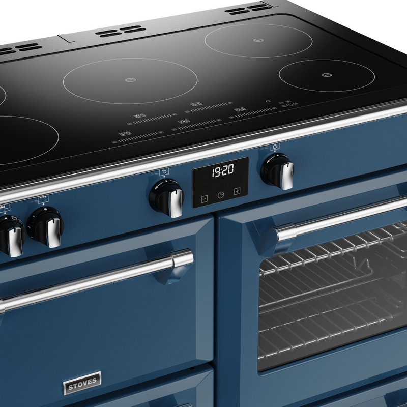 Stoves Richmond Deluxe ST DX RICH D1000Ei TCH TBL 100cm Electric Induction (Touch Control) Range Cooker (Discontinued)