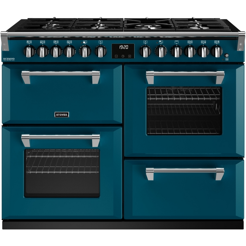 Stoves Richmond Deluxe ST DX RICH D1100DF KTE 110cm Dual Fuel Range Cooker (Discontinued)