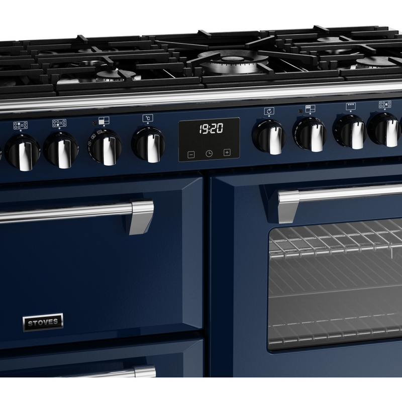 Stoves Richmond Deluxe ST DX RICH D1100DF MBL 110cm Dual Fuel Range Cooker (Discontinued)