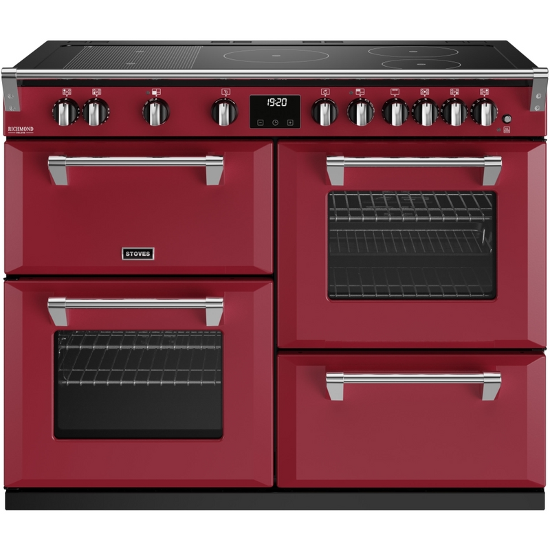 Stoves Richmond Deluxe ST DX RICH D1100Ei RTY CRE 110cm Electric Induction (Rotary Control) Range Cooker (Discontinued)