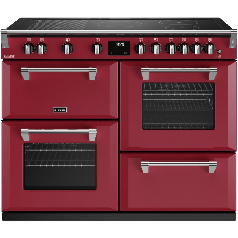Stoves Richmond Deluxe ST DX RICH D1100Ei RTY CRE 110cm Electric Induction (Rotary Control) Range Cooker