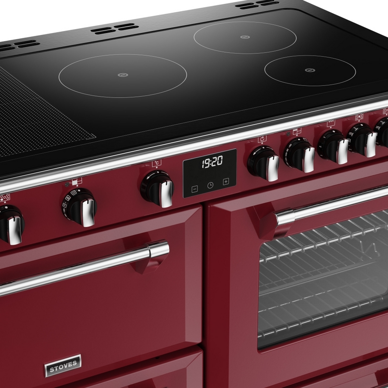 Stoves Richmond Deluxe ST DX RICH D1100Ei RTY CRE 110cm Electric Induction (Rotary Control) Range Cooker (Discontinued)