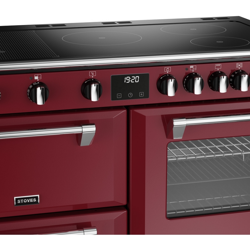 Stoves Richmond Deluxe ST DX RICH D1100Ei RTY CRE 110cm Electric Induction (Rotary Control) Range Cooker (Discontinued)