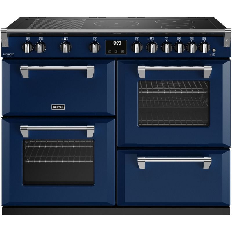 Stoves Richmond Deluxe ST DX RICH D1100Ei RTY MBL 110cm Electric Induction (Rotary Control) Range Cooker