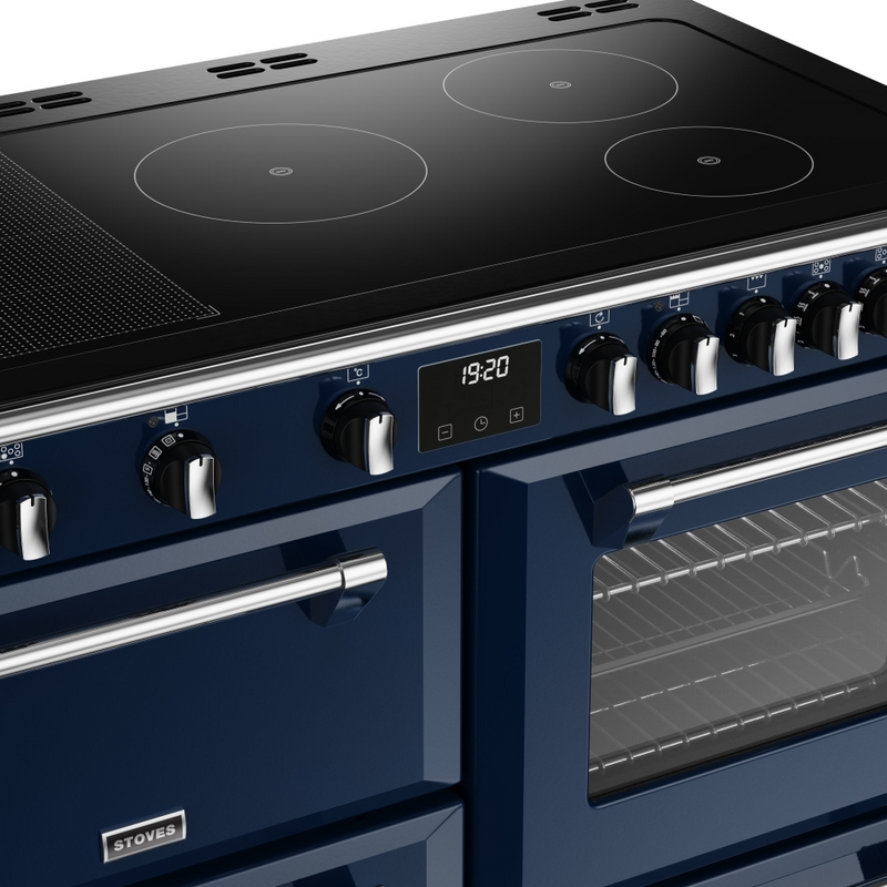 Stoves Richmond Deluxe ST DX RICH D1100Ei RTY MBL 110cm Electric Induction (Rotary Control) Range Cooker (Discontinued)