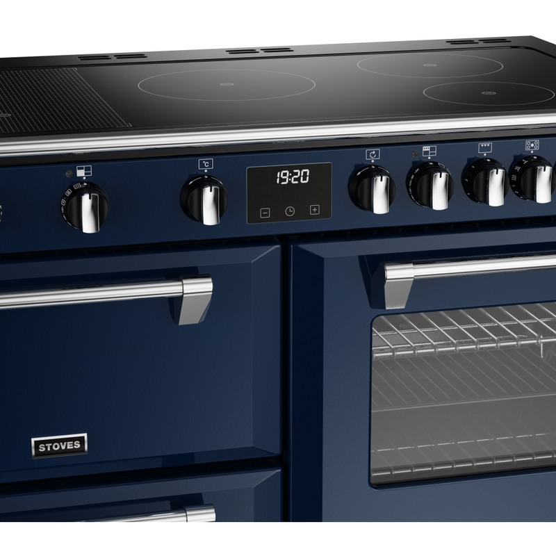 Stoves Richmond Deluxe ST DX RICH D1100Ei RTY MBL 110cm Electric Induction (Rotary Control) Range Cooker (Discontinued)