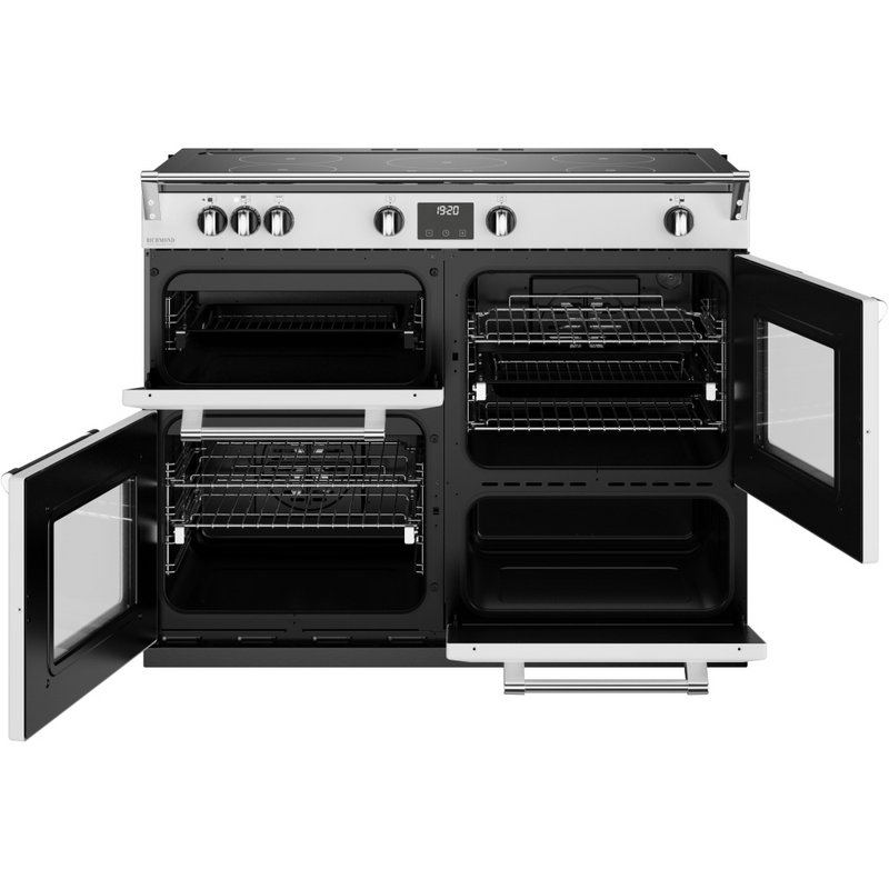 Stoves Richmond Deluxe ST DX RICH D1100Ei TCH IWH 110cm Electric Induction (Touch Control) Range Cooker (Discontinued)