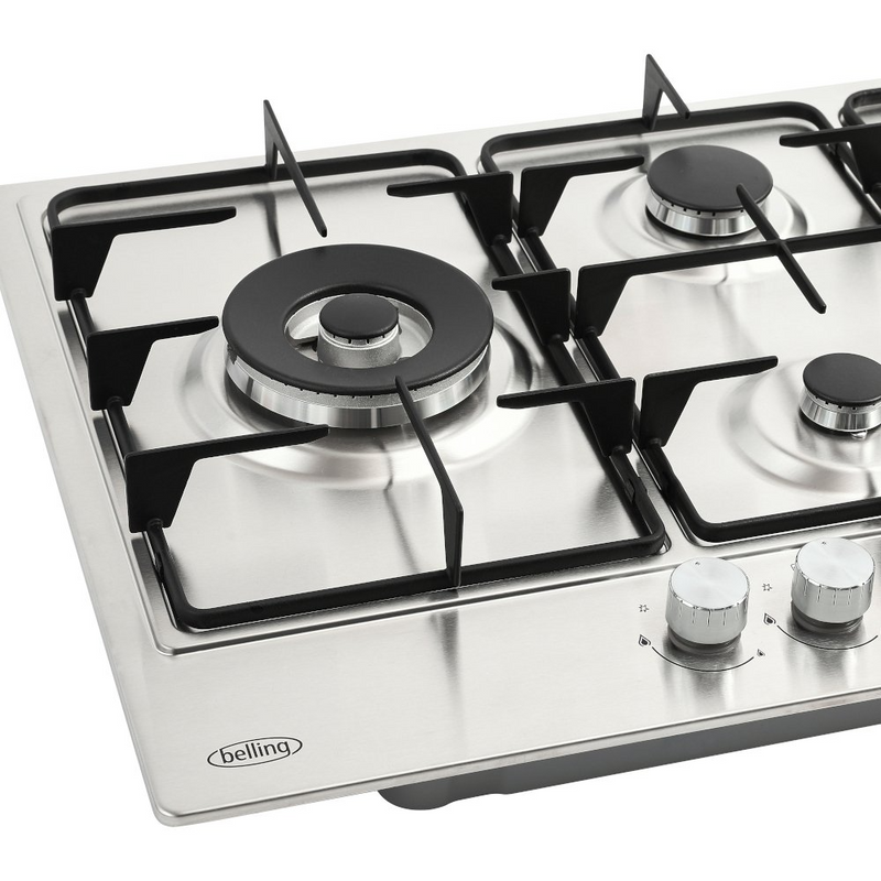 Belling BEL GHU753RI STA 75cm Stainless Gas Hob (Discontinued)