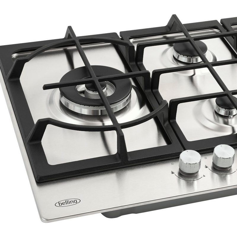 Belling BEL GHU753CI STA 75cm Stainless Gas Hob (Discontinued)