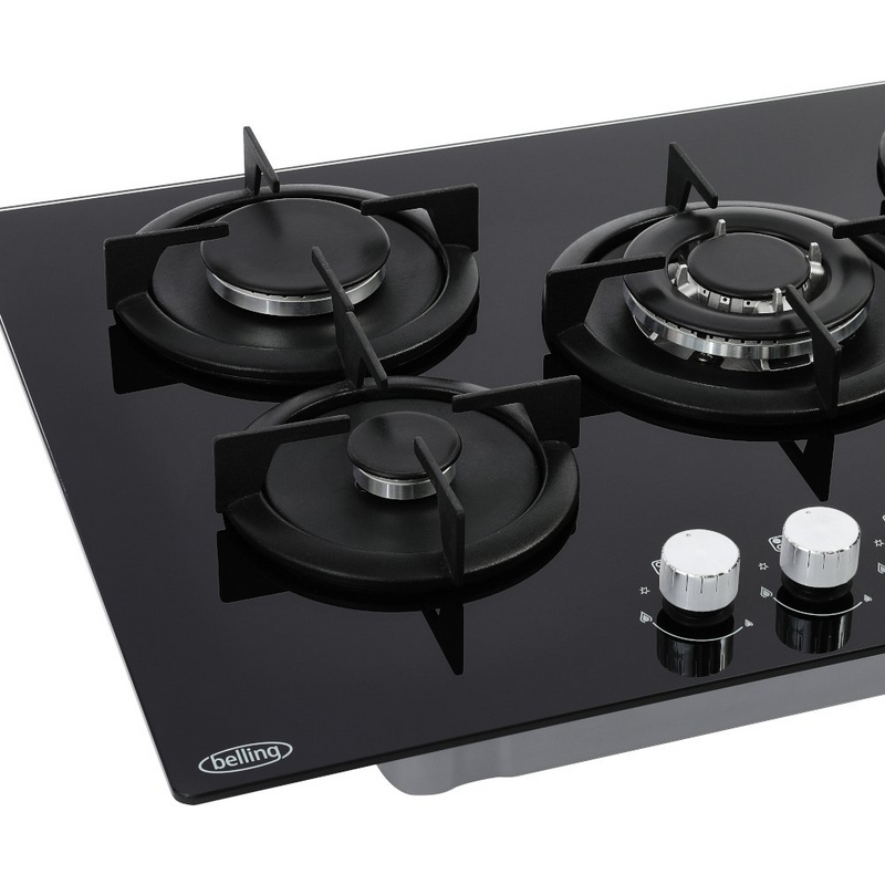Belling BEL GTG753RI BLK 75cm Gas Through Glass Hob (Discontinued)
