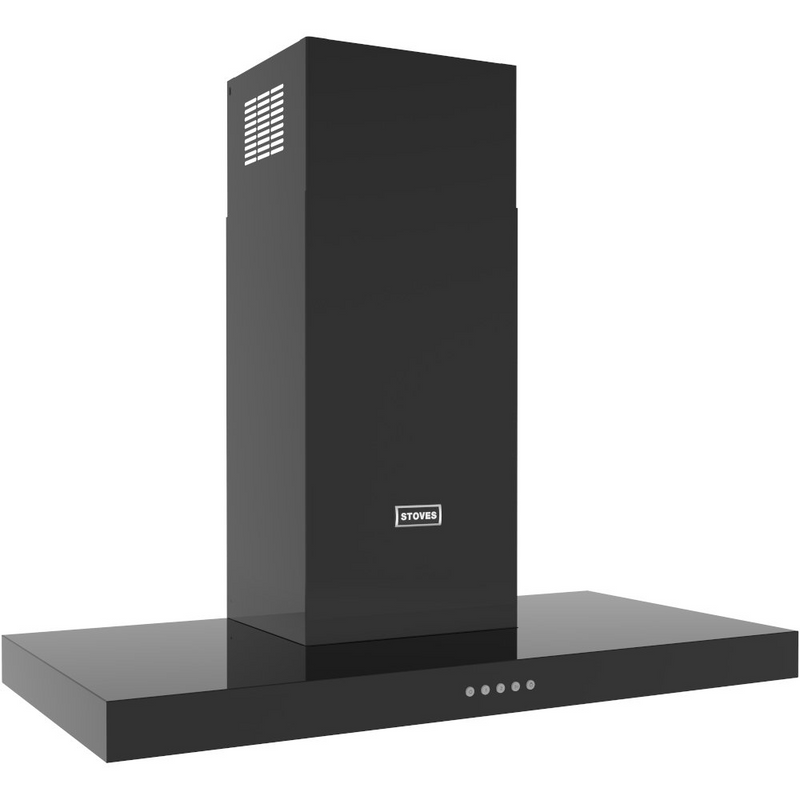 Stoves ST STERLING CHIM 90T BLK 90cm T-Shape Hood (Discontinued)