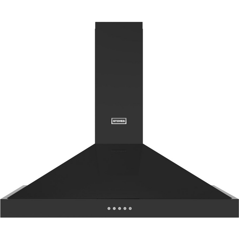 Stoves ST STERLING CHIM 100PYR BLK 100cm Pyramid Hood