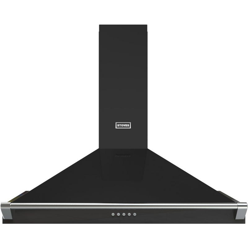 Stoves ST RICHMOND CHIM 100PYR BLK 100cm Pyramid Hood (Discontinued)