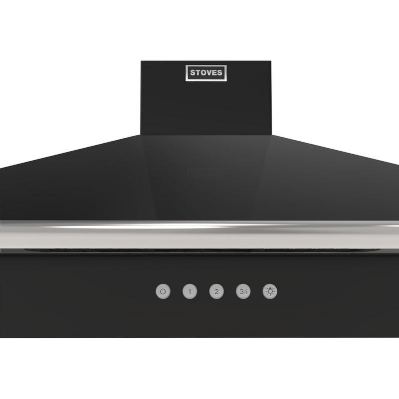 Stoves ST RICHMOND CHIM 110PYR BLK 110cm Pyramid Hood (Discontinued)