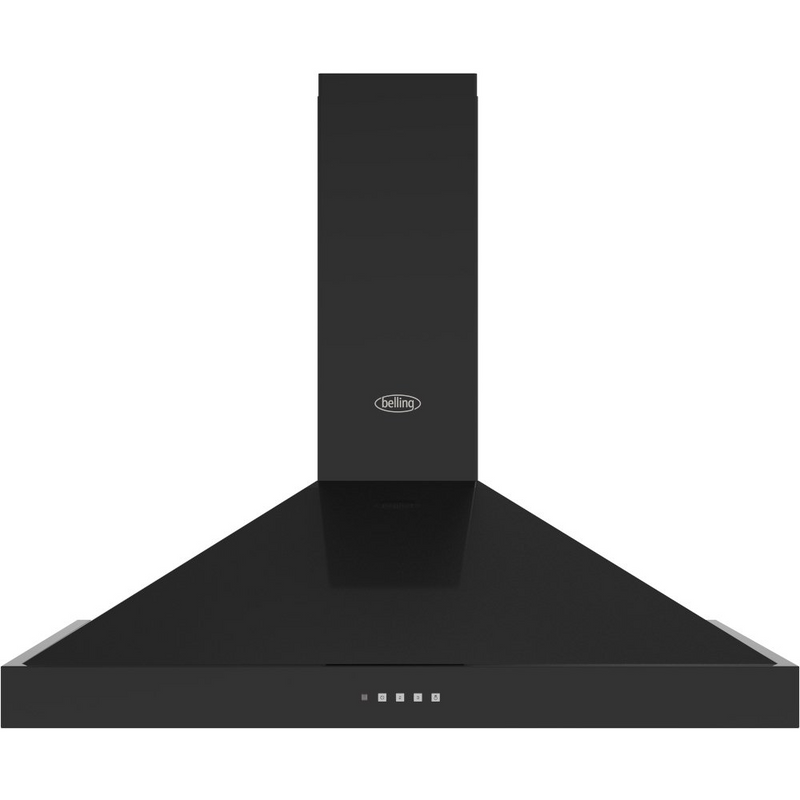 Belling BEL FARMHOUSE CHIM 100PYR BLK 100cm Pyramid Hood (Discontinued)