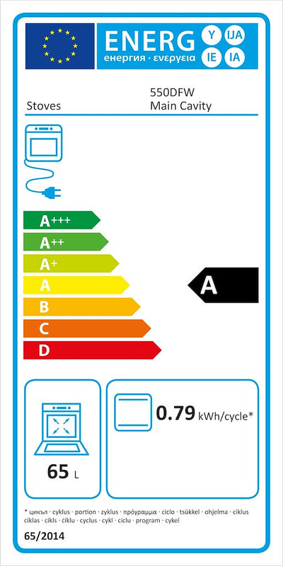 Stoves RICH 550DFW B 55cm Dual Fuel Cooker (Discontinued)