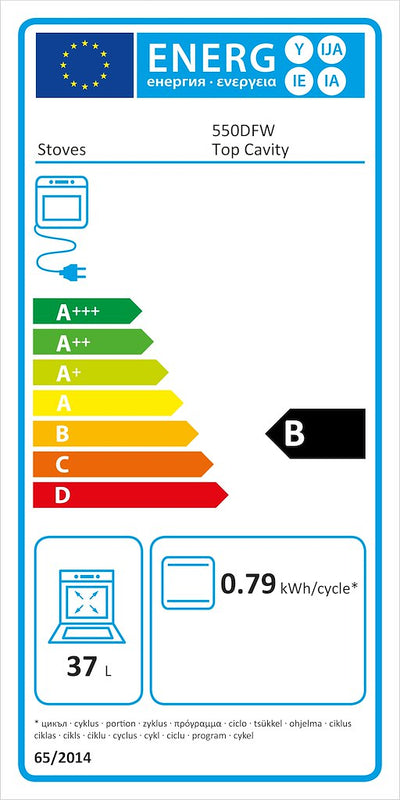 Stoves RICH 550DFW B 55cm Dual Fuel Cooker (Discontinued)