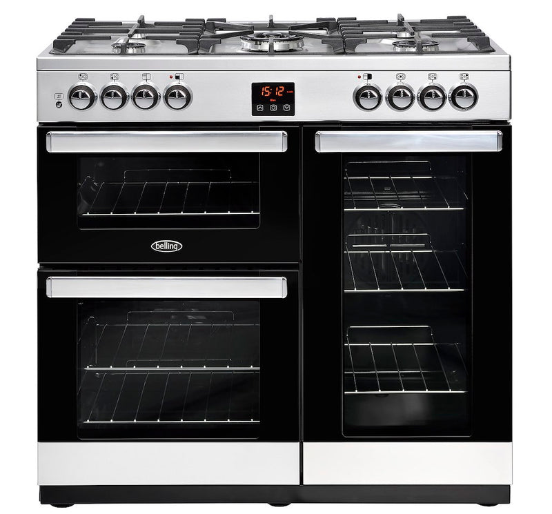 Belling  Cookcentre 90DFT SS 90cm Dual Fuel Range Cooker (Discontinued)