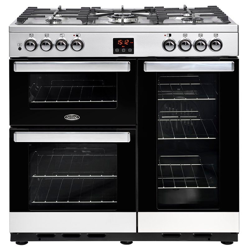 Belling  Cookcentre 90DFT SS 90cm Dual Fuel Range Cooker (Discontinued)