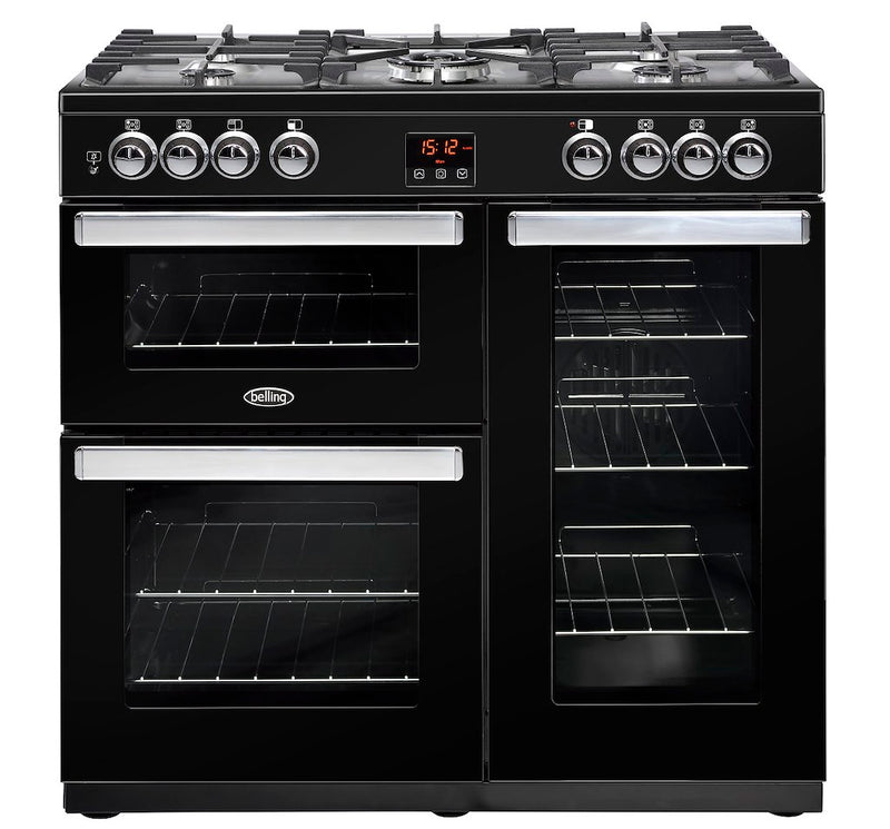 Belling Cookcentre X90G BLK 90cm Gas Range Cooker (Discontinued)