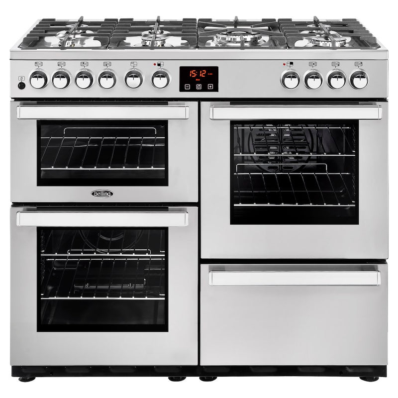 Belling  Cookcentre 100DF PSS 100cm Dual Fuel Range Cooker (Discontinued)