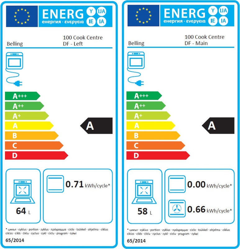 Belling  Cookcentre 100DF B 100cm Dual Fuel Range Cooker (Discontinued)