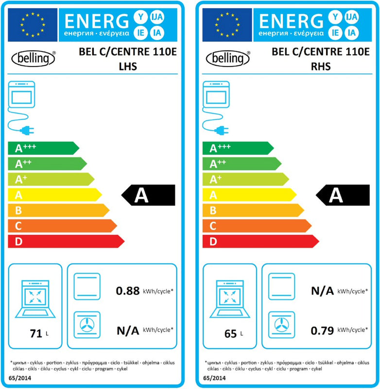 Belling  Cookcentre 110E PSS 110cm Electric Range Cooker (Discontinued)