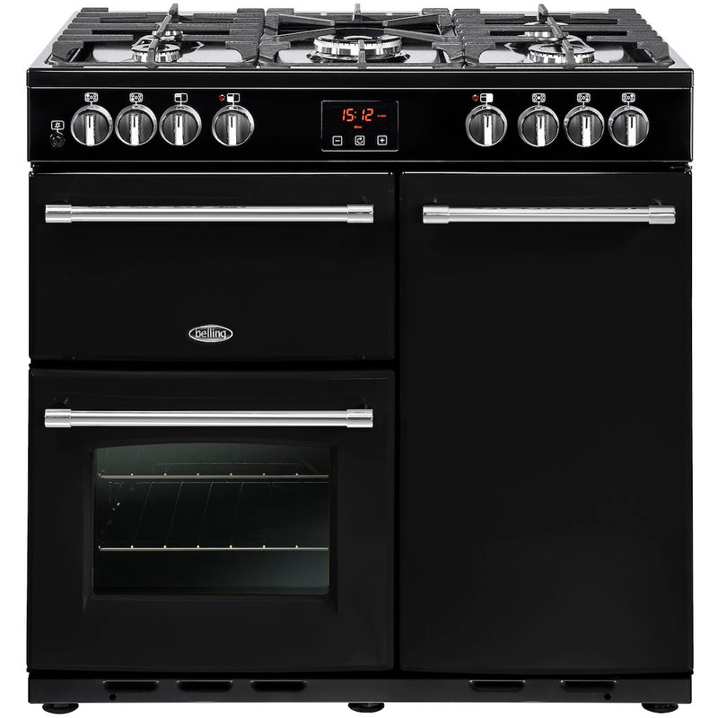 Belling  Farmhouse 90DFT B 90cm Dual Fuel Range Cooker (Discontinued)