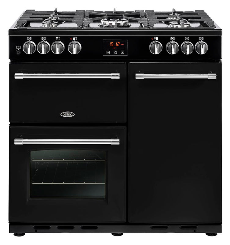 Belling  Farmhouse 90DFT B 90cm Dual Fuel Range Cooker (Discontinued)