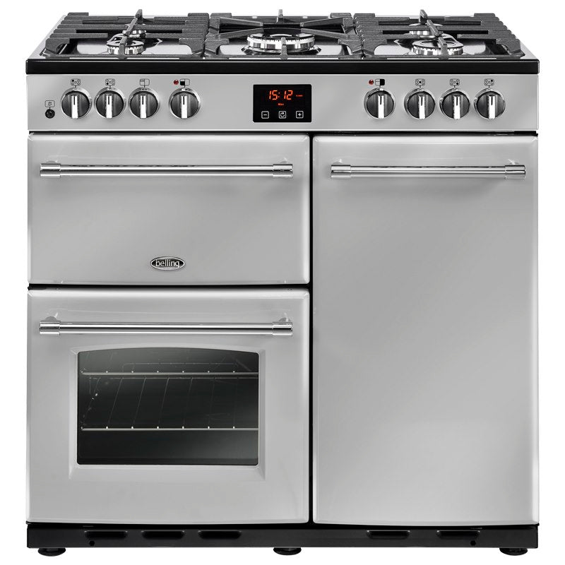 Belling  Farmhouse 90DFT S 90cm Dual Fuel Range Cooker (Discontinued)