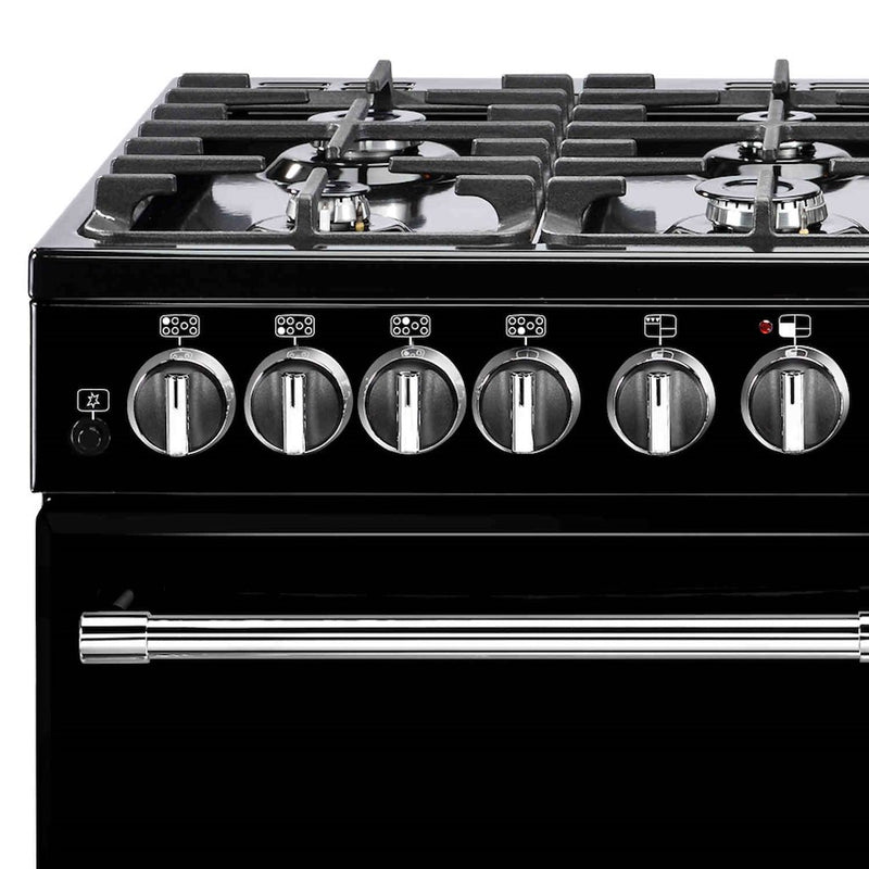Belling  Farmhouse 110DFT B 110cm Dual Fuel Range Cooker (Discontinued)