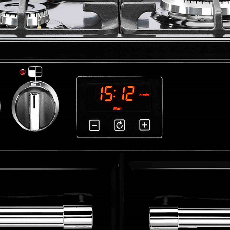 Belling  Farmhouse 110DFT B 110cm Dual Fuel Range Cooker (Discontinued)