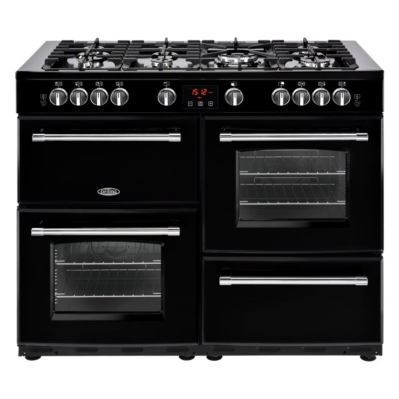 Belling Farmhouse X110G BLK 110cm Gas Range Cooker (Discontinued)