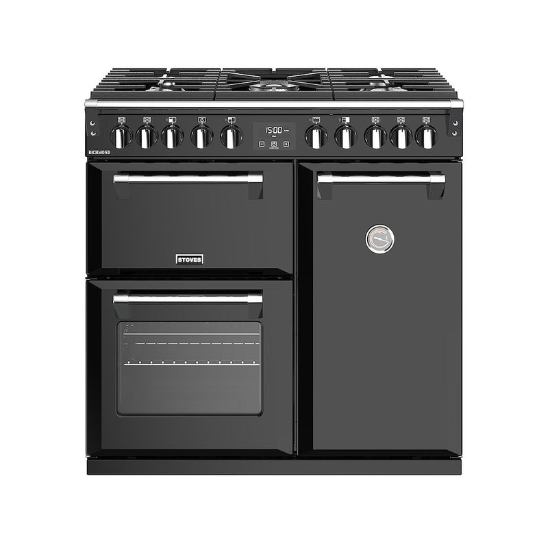 Stoves ST RICH S900DF BK 90cm Dual Fuel Range Cooker (Discontinued)