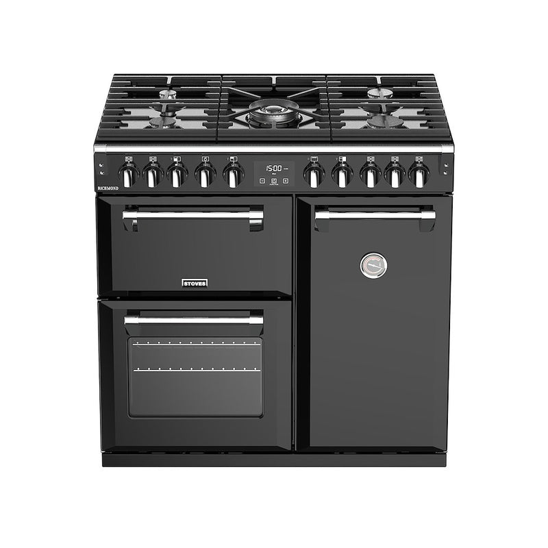 Stoves ST RICH S900DF BK 90cm Dual Fuel Range Cooker (Discontinued)