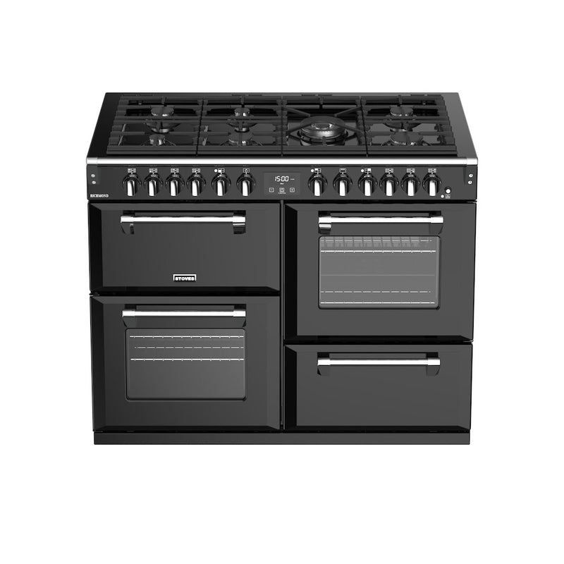 Stoves ST RICH S1100DF BK 110cm Dual Fuel Range Cooker (Discontinued)