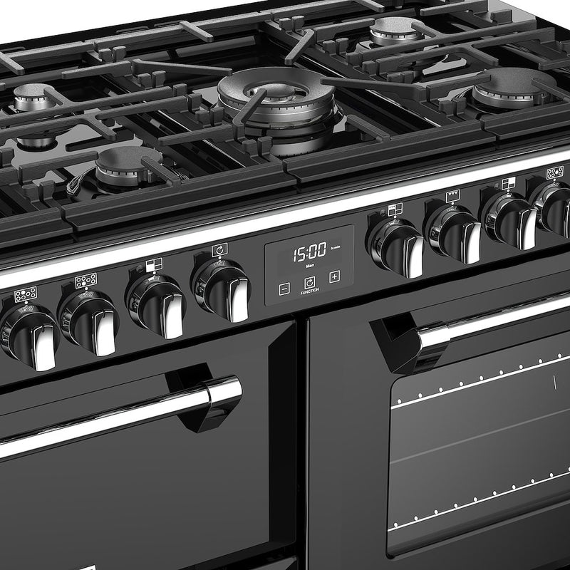 Stoves ST RICH S1100DF BK 110cm Dual Fuel Range Cooker (Discontinued)