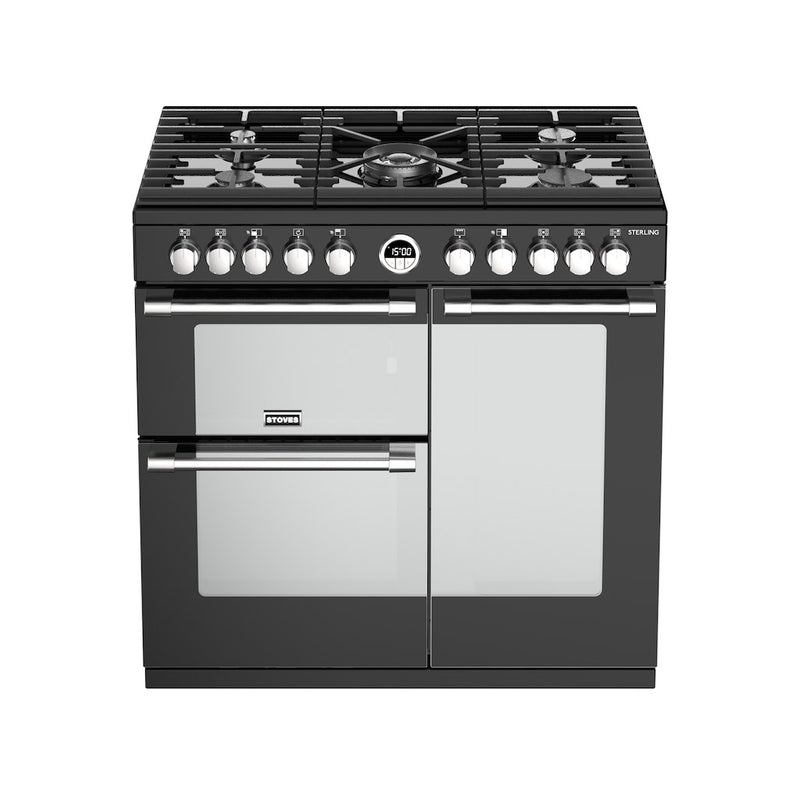 Stoves ST STER S900DF BK 90cm Dual Fuel Range Cooker (Discontinued)