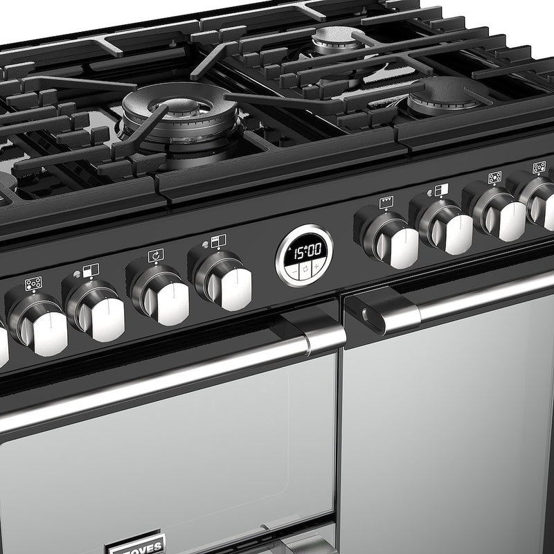 Stoves ST STER S900DF BK 90cm Dual Fuel Range Cooker (Discontinued)