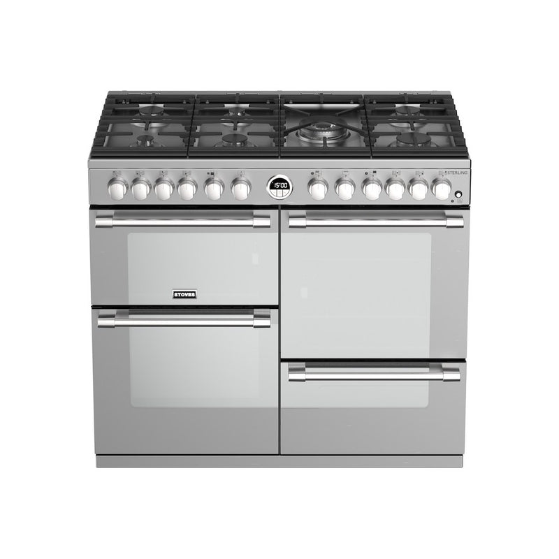 Stoves ST STER S1000DF SS 100cm Dual Fuel Range Cooker (Discontinued)