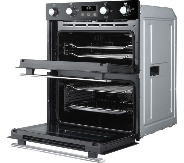 Belling BEL BI702FPCT BLK Built-Under Electric Double Oven (Discontinued)