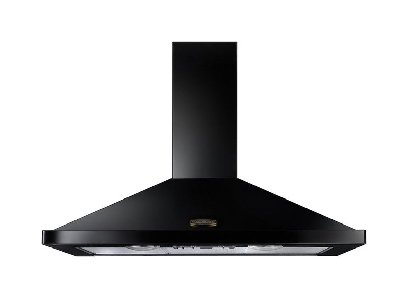 Rangemaster LEIHDC110BB/ 110cm Hood Black Brass No Rail