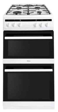 Amica AFG5100WH 50cm Freestanding Gas Twin Cavity with Gas Hob (Discontinued)